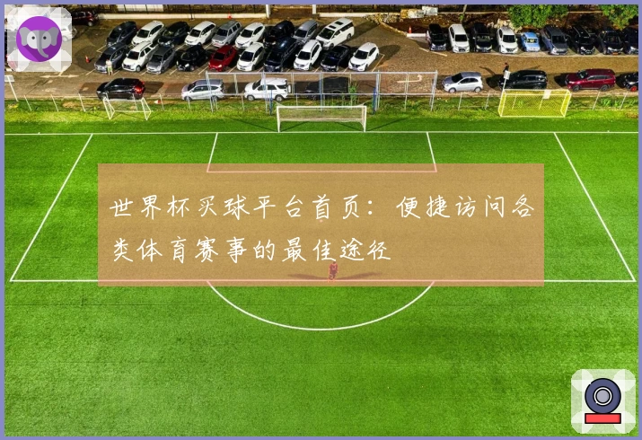 世界杯买球平台首页：便捷访问各类体育赛事的最佳途径